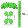 Unique Bargains Paper Reusable Streamers Party Wedding Backdrop Hanging Decoration Four-Leaf Garlands 6 Pcs - 2 of 4