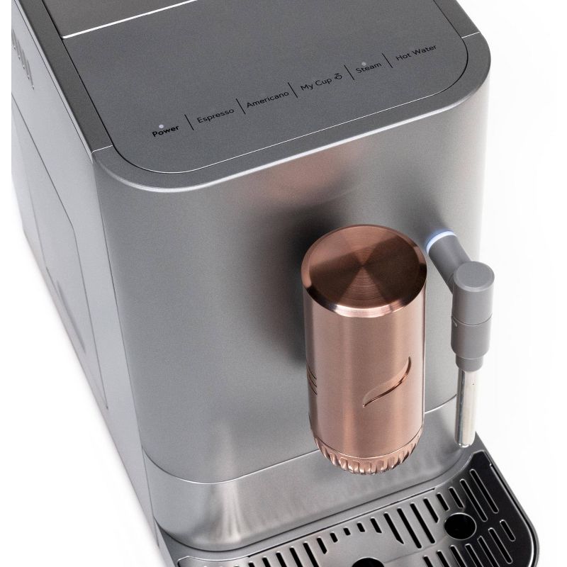 CAFE Affetto Automatic Espresso Machine + Frother Stainless Steel, 3 of 7