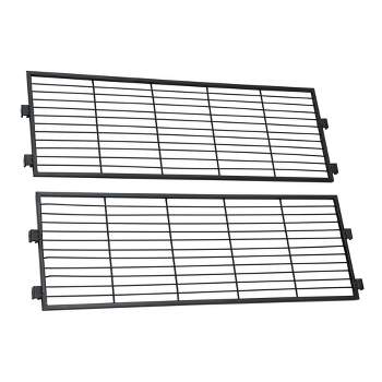  0.75" Set of 2 Extra Storage Shelf Deluxe Metal Extensions - Breighton Home