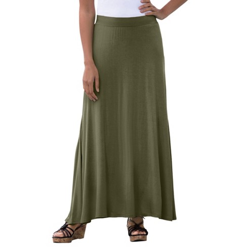 Olive green skirts target best sale