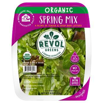 Revol Greens Organic Greenhouse Grown Spring Lettuce Mix - 4oz