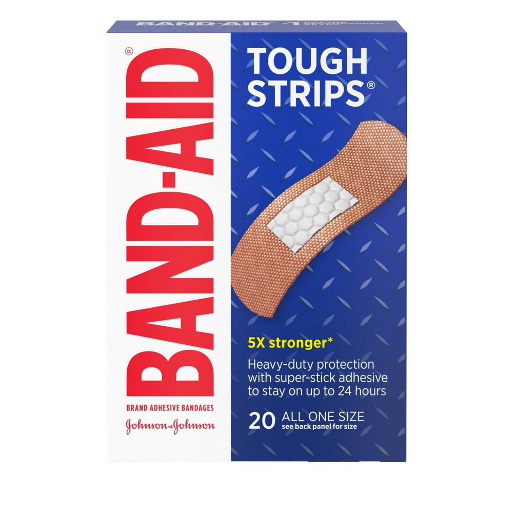 UPC 381370044086 product image for Band-Aid Flexible Tough Strips - 20ct | upcitemdb.com