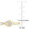 EVERLY JEWELRY | Silver 0.07 CT TW Diamond Fashion Ring - 4 of 4