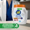 All Mighty Pacs Free Clear Laundry Detergent Pacs with OXI Stain Removers - 56ct/37.5oz - 4 of 4