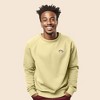 Dalix Cappuccino Embroidered Fleece Crewneck Long Sleeve Sweatshirt Mens - 2 of 4