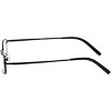 Calabria 753-XL Extra Large Metal Reading Glasses&Matching Case Black +1.50 59mm - 3 of 4