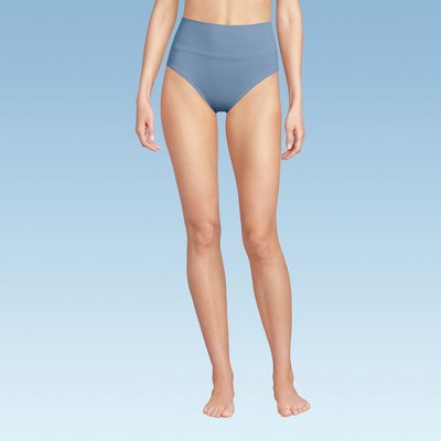 Lands' End Women's Chlorine Resistant Pinchless High Waisted Bikini Bottoms