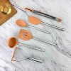 Tovolo 6pc Silicone and Stainless Kitchen Utensil Set Apricot Orange: Cooking Utensils for Adults, Hand Wash - 2 of 4