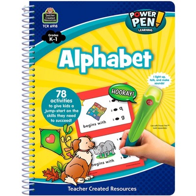 Teacher Created Resources Power Pen Learning Book, Alphabet, Grades K to 1