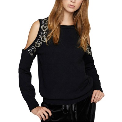 Sanctuary Clothing Womens Embellished Pullover Sweater