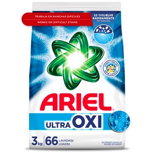 Ariel Laundry Detergent Original Ultra Oxi Powder Laundry Detergents - 3.0KG/ 66LD - 1 of 4