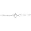 Haus of Brilliance Silver Pave and Bezel-Set Diamond Accent Key Heart and Lock Pendant Necklace - 4 of 4
