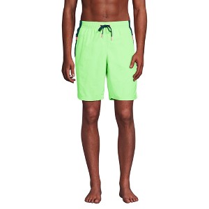 Lands' End Men's 9" Volley Swim Trunks - 1 of 4