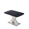 NicBex Dining Table for 4 Kitchen Table Modern Rectangle Dining Table with Metal Base for Kitchen and Dining Room - 3 of 4