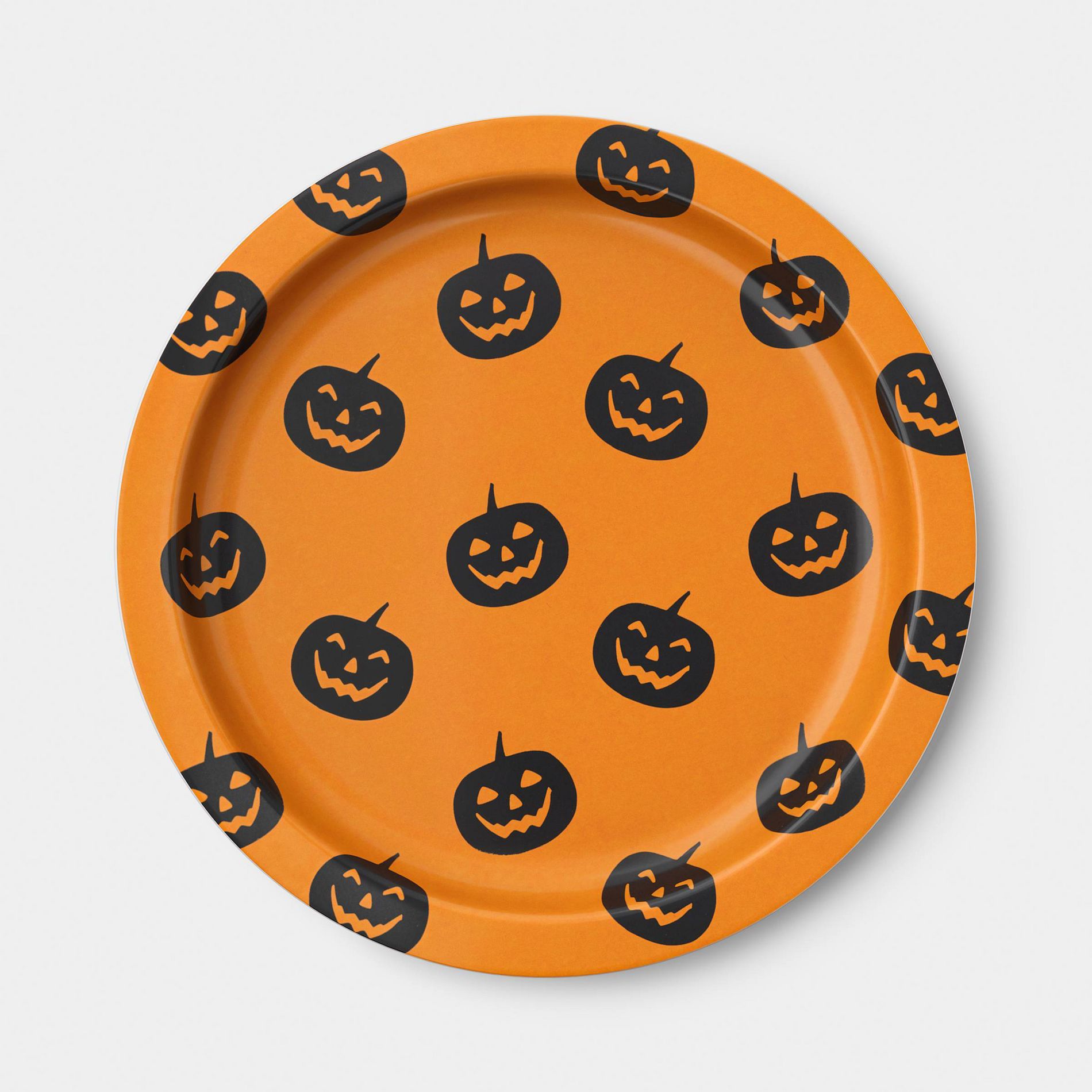 10.5" Halloween Pumpkins Melamine Dinner Plate - Hyde and EEK! Boutique™
