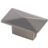 Elegant Lighting Perry 2Inch Brushed Nickel Rectangle Knob Multipack (Set of 10) - 3 of 4