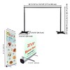Yescom 10x10 Ft Backdrop Stand & Roll Up Banner Stand Kit Tradeshow Exhibition Events - 2 of 4