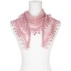 INSPIRE CHIC Women's Crochet Tassel Triangle Shawl Fashion Scarves - 2 of 4