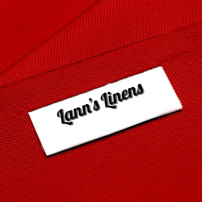 Lann's Linens 17" Red Polyester Cloth Napkins, 12 Dozen