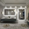 Apmir Super Bright Front & Back LED Lighted Anti-Fog Aluminum Alloy Framed Tempered Glass Bathroom/Vanity Mirror with ETL & 3-Year Warranty - 3 of 4