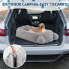 COZONY Large Dog Bed 71"x 45"x 12" – Washable Pet Bed with Faux Fur Bolster, Removable Cover, Calming Plush Cat & Puppy Bed with Non-Slip Bottom - 3 of 4