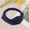 Unique Bargains Women's Stripes Elastic Cross Headwrap 1 Pc - 4 of 4