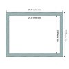 Amanti Art Sky Blue Rustic Framed Magnetic Dry Erase Board - 4 of 4