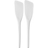 Hutzler Flexible Nylon Spatula Scraper, 11", White, Set of 2 - 3 of 4