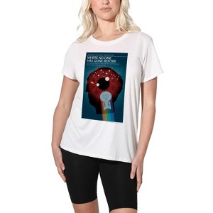 Women's Star Trek Tng Season 1 Episode 6 Loose T-Shirt White - 1 of 4