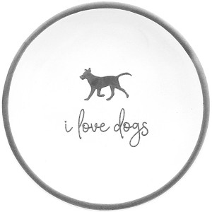 Pavilion Gift Company - I Love Dogs - 2.5" Trinket Dish - Decorative Trays and Platters - 1 of 4