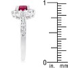 Slickblue Women’s Birthstone Engagement Ring, .88 Ct Round Cut Cubic Zirconia in 6 Colors, Sizes 5-10 - 4 of 4