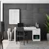 NicBex 47.5 Inch Expandable Home Office Desk with 2 Drawers and Open Shelf for Study Room,Bedroom and Office - 2 of 4