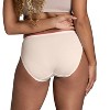 Fruit of the Loom Women's 6+1 Bonus Pack Breathable Micro-Mesh Hi-Cut Underwear - Black/Pink/Blue - 4 of 4