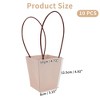 Unique Bargains Bouquet Bag with Handle for Florist Gift Packaging Birthday Christmas Mother's Day Wedding 10 Pcs - 2 of 4