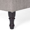 CENGHU Storage Bench, Storage Ottoman Bench, Fabric Sofa Ottoman, Sofa Large Footstool, Storage Chest,  Footrest for Living Room, Bedroom - 4 of 4