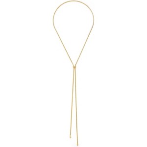 Gold Silver Necklace for Women Y Chain Adjustable Gold Long Necklaces Fashion Dainty Jewelry - 1 of 4