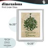 Stupell Industries Mistletoe Dreams Rustic Framed Print Under Glass Art - 4 of 4