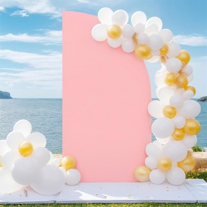 Arch Cover Background, Wedding Arch Cover, Reusable 2-Sided Bow Background Stand Cover for Birthday Party Wedding Decor - 1 of 4