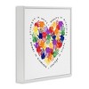 Stupell Industries Strength In Unity Handprint Heart, 12" x 12" - 3 of 4