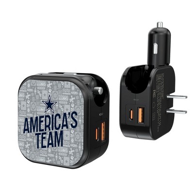 NFL NFC Teams 2024 Edition 18-Watt 2 in 1 USB A/C Charger