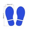 Unique Bargains Home Classroom Floor Stairs Decal PVC Footprint Sticker 4 Pairs - 2 of 4