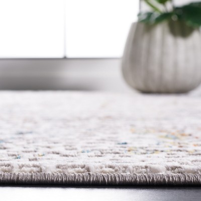 Amelia Hand-Knotted Gray Synthetic 54" Area Rug