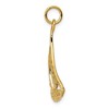 Black Bow Jewelry 14k Yellow Gold Cutout Sailboat Pendant - 2 of 4