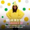 Sesame Street | Big Bird Adult Snugible 2-in-1 Blanket Hoodie & Pillow - 4 of 4