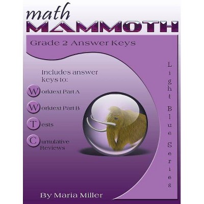 Math Mammoth Grade 2 Answer Keys - by  Maria Miller (Paperback)