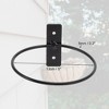 Unique Bargains Plant Hanger with Screws 5inch Black 4pcs - 2 of 4