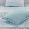 4 Pcs Stylish Seersucker Floral Print Quilt Set, Farmhouse Style Extraordinary Touch Bedding Set, Lace Trim Coverlet Set with Matching Throw Pillows - 4 of 4