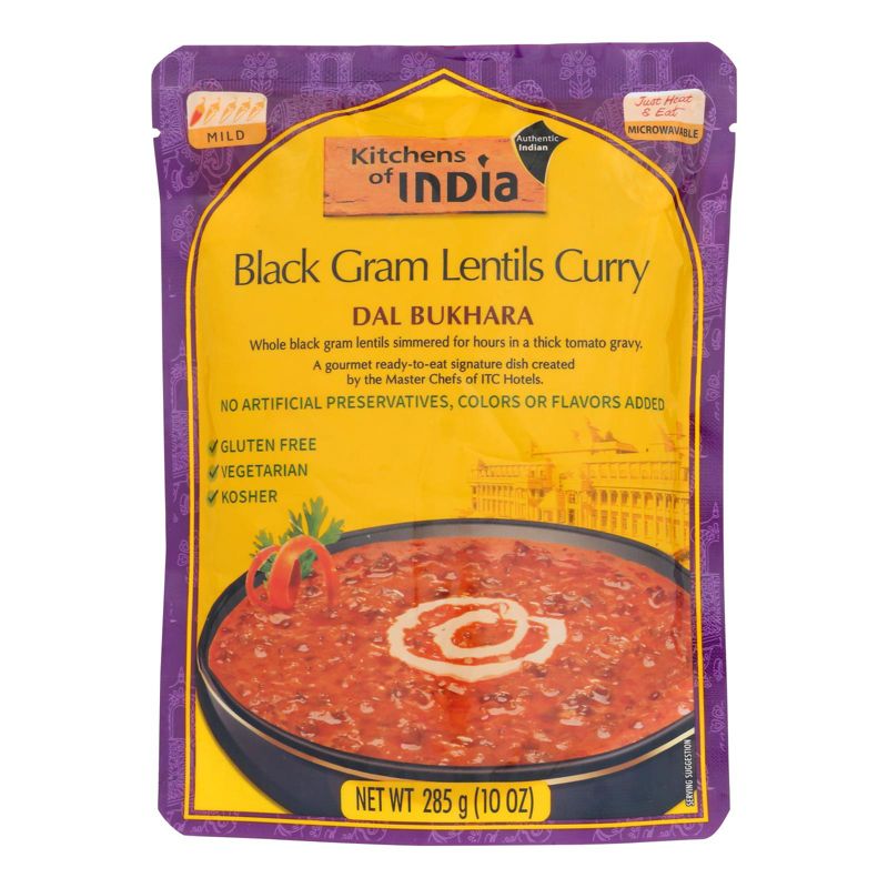 Kitchens of India Dal Bukhara Black Gram Lentils Curry - Case of 6/10 oz, 2 of 8
