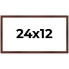 PosterPalooza | Panoramic Classic Modern Brown Frame - UV Acrylic, Foam Board Backing, Hanging Hardware - 2 of 4