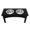 WestinTrends Elevated Pet Feeder for Cats and Dogs Puppy, Removable stainless steel eating Bowl, All Weather Resistant - 4 of 4